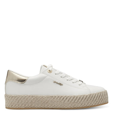 Tamaris W Essentials Lace Up White Gold