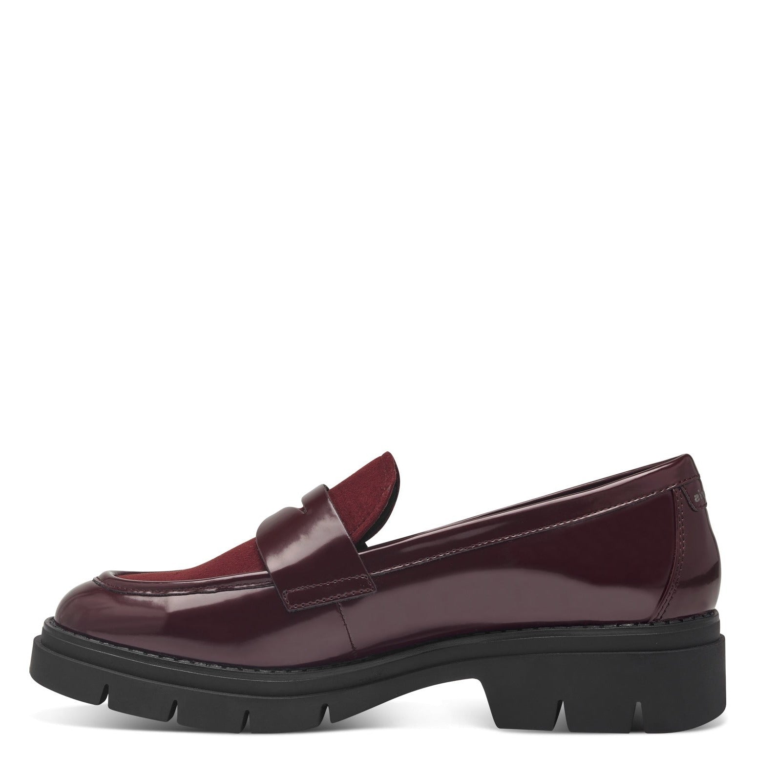 Tamaris W Loafer i Lak Merlot Comb