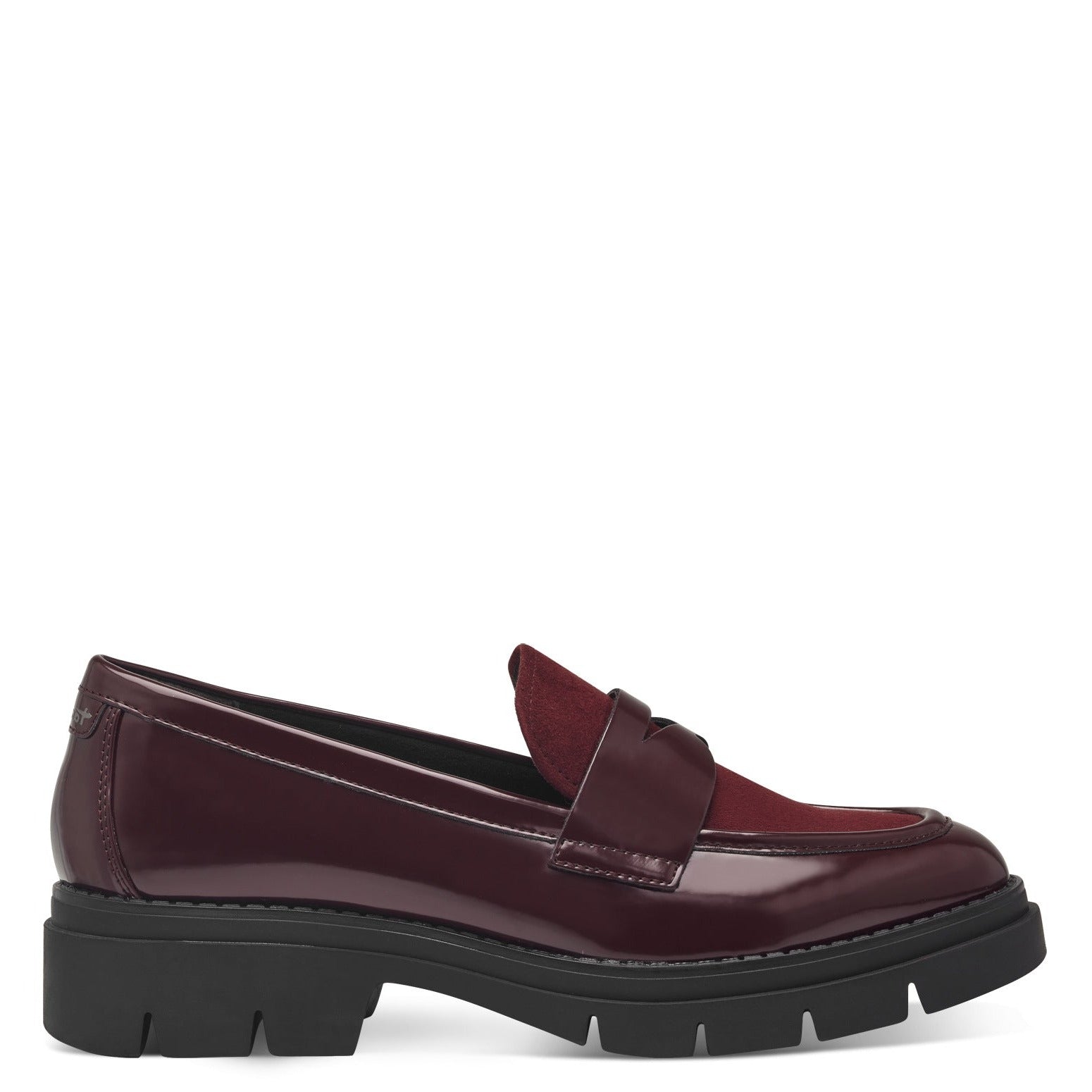 Tamaris W Loafer i Lak Merlot Comb