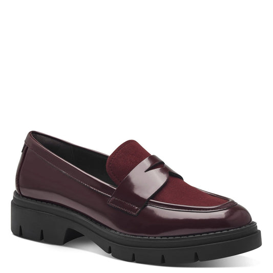 Tamaris W Loafer i Lak Merlot Comb