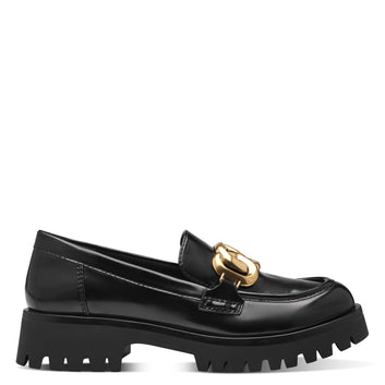 Tamaris W Loafer med Guldspænde Black Brush