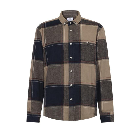 Klitmøller M Claus Shirt Sand Navy Red