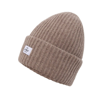 Klitmøller U Wide Rib Beanie Sand