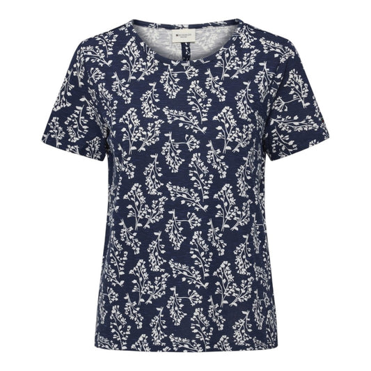 Redgreen Celina T-Shirt 368 Navy Pattern