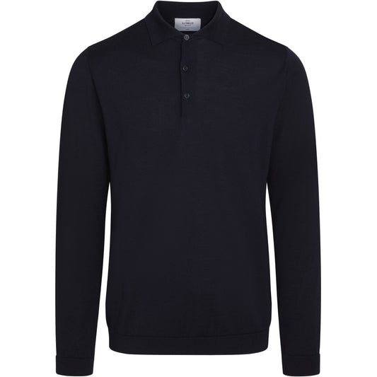 Klitmøller M LS Knit Polo Navy