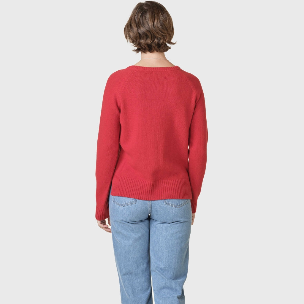 Klitmøller W Nina Knit Red