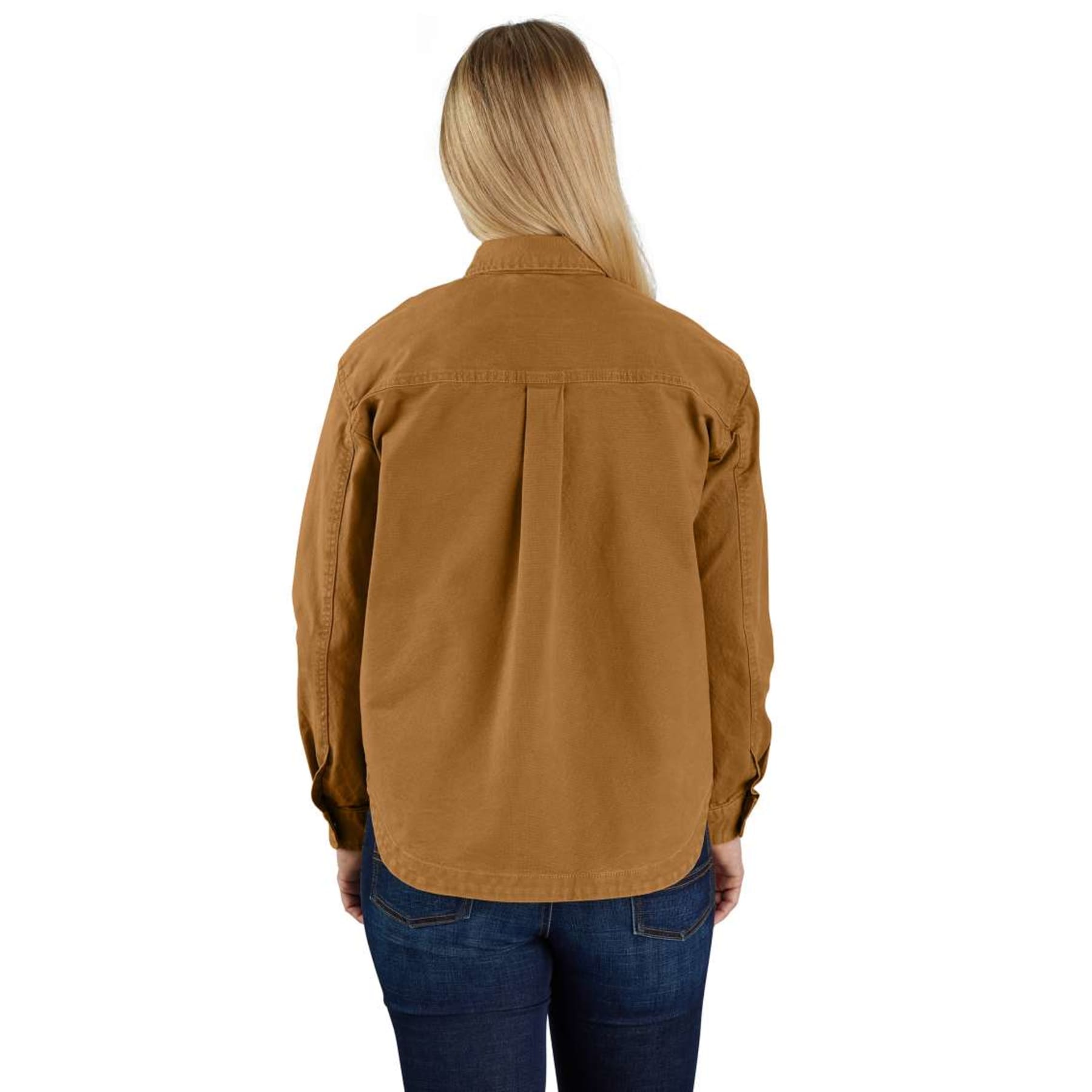 Carhartt W B Heavyweight Duck Overshirt Brown