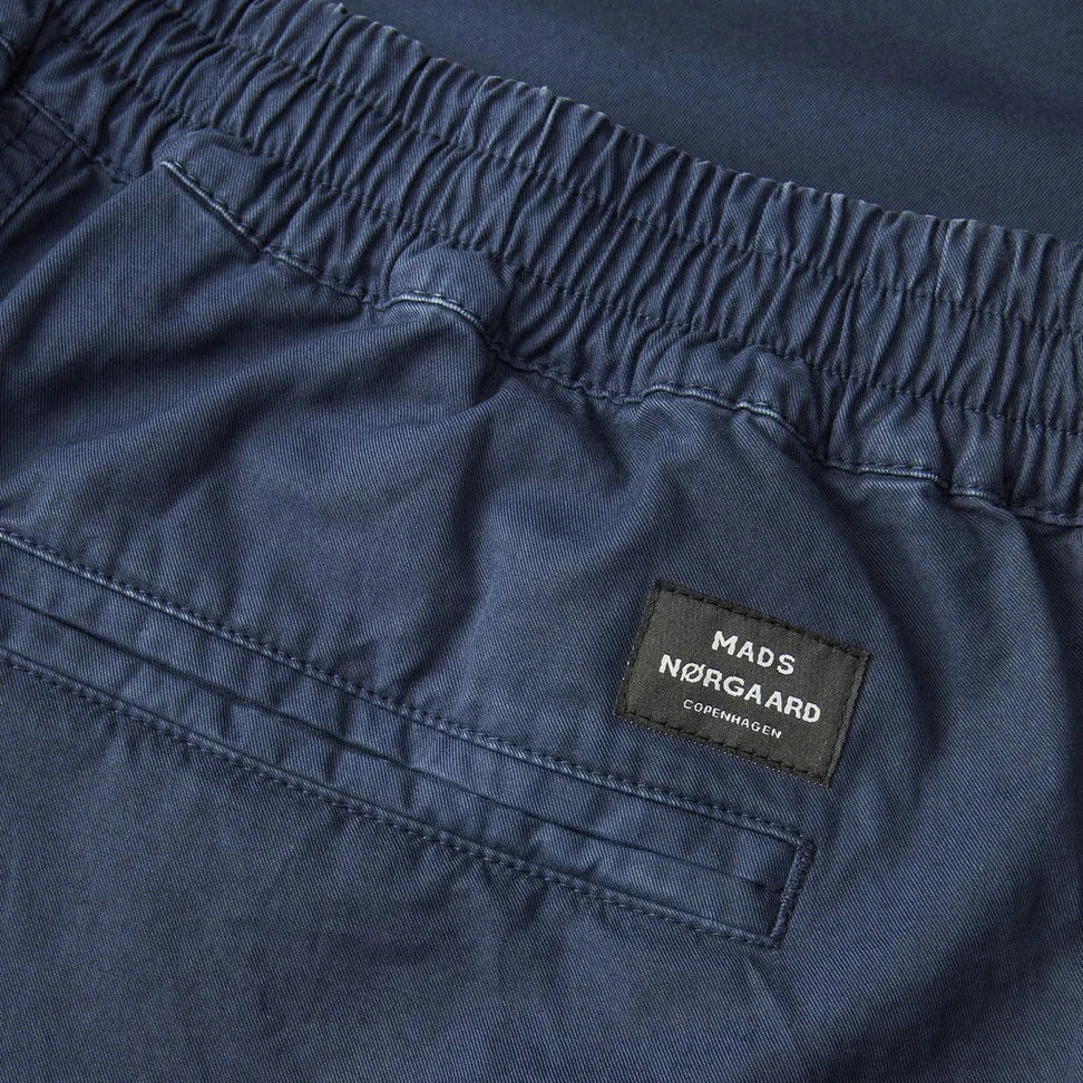 Mads Nørgaard M Fine Twill Hektor Pants Midnight Navy