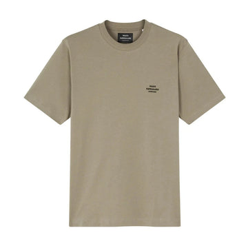 Mads Nørgaard M Cotton Jersey Frode Emb Logo Tee Silver Sage