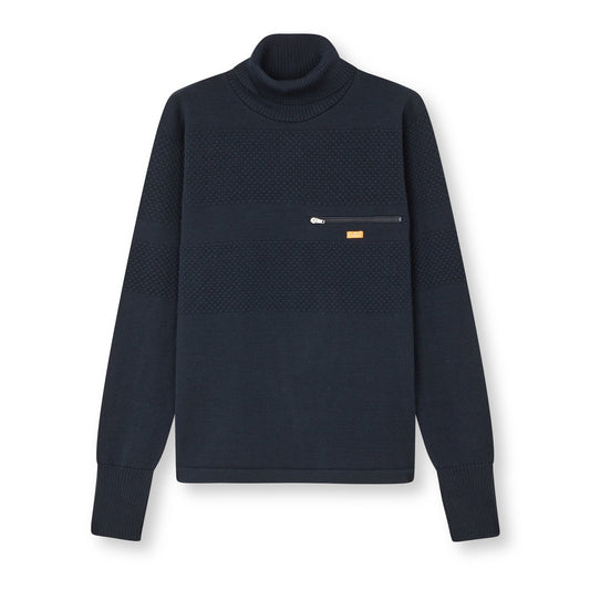 Mads Nørgaard M Wool Klemens Knit Kansas Sky Captain