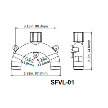 Seaflo Antihævert Vented loops