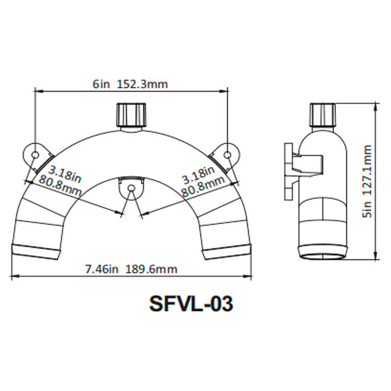 Seaflo Antihævert Vented loops