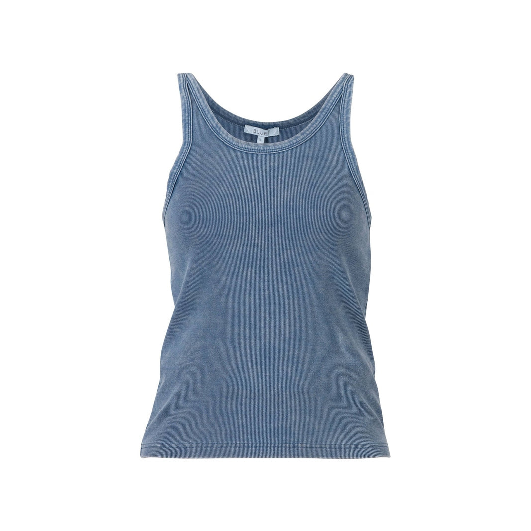 Blue Sportswear Delia Denim Tank Top Denim Blue