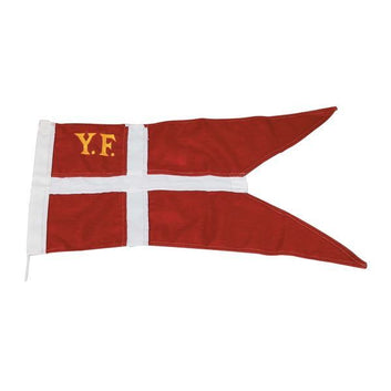 1852 Yachtflag - broderet Y-F i guld