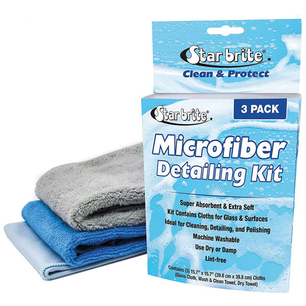 Star Brite mikrofiber kludesæt, 3 stk