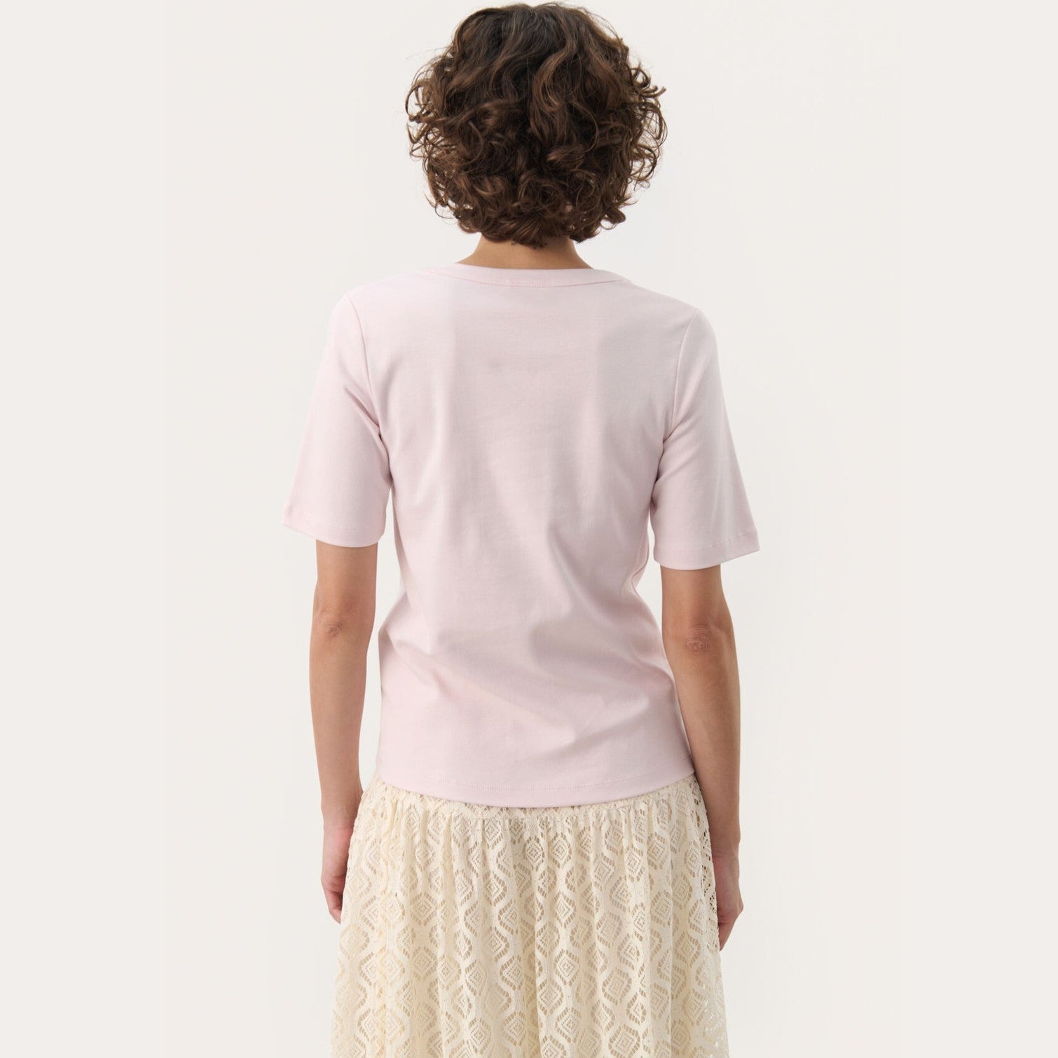 Part Two RatansaPW TS T-shirt Mauve Chalk