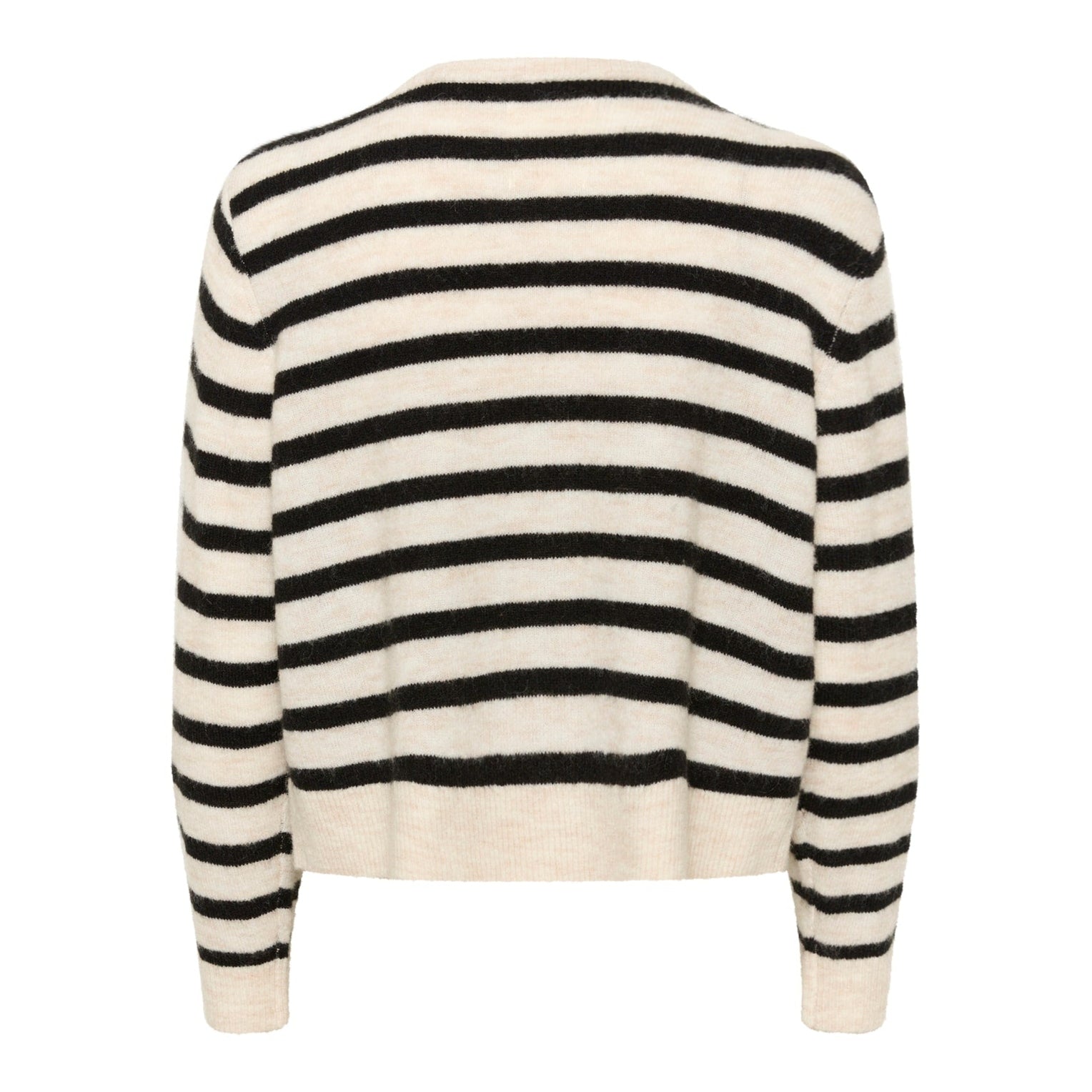 Part Two W LinikaPW Cardigan Black Stripe