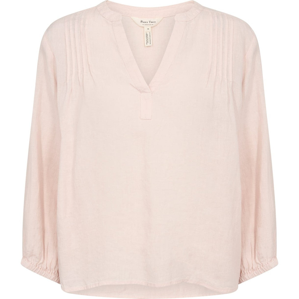 Part Two NyaraPW BL Bluse Mauve Chalk