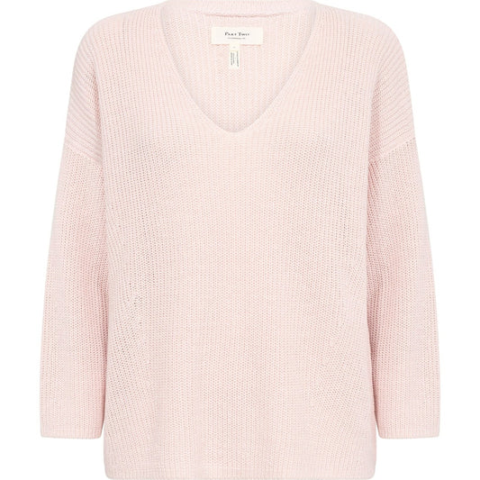 Part Two EtronaPW PU Pullover Mauve Chalk