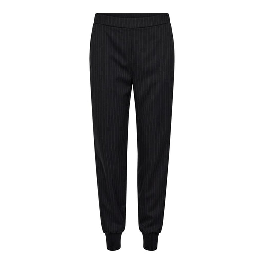 Co'Couture W IdaCC Pin Stripe Jog Pant Dark Grey