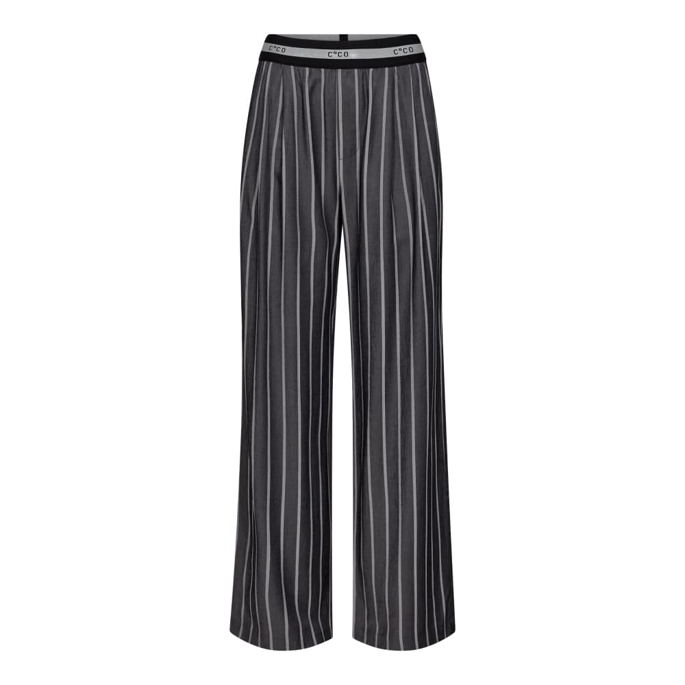 Co'Couture W Sue Stripe Logo Pant Black