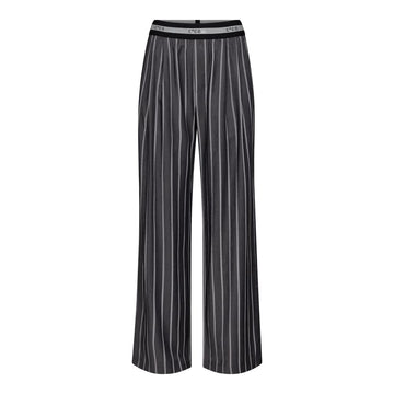 Co'Couture W Sue Stripe Logo Pant Black