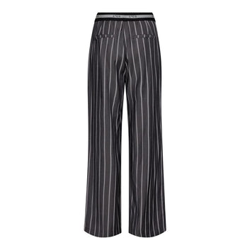 Co'Couture W Sue Stripe Logo Pant Black