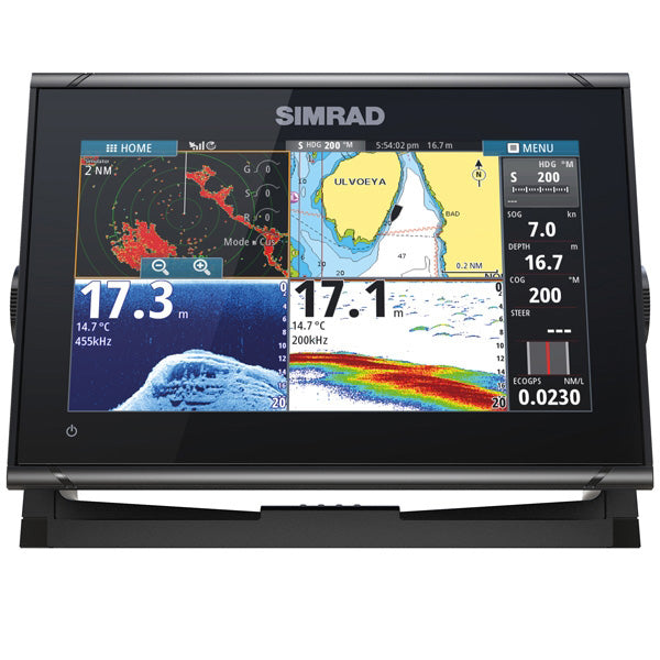 Simrad GO m/active imaging hæktransducer, 9"