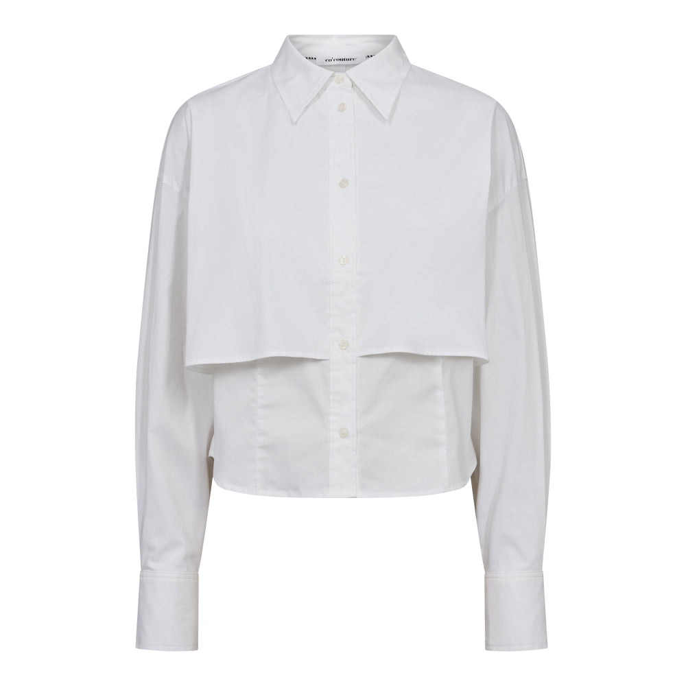 Co'Couture W Sandy CC Double Layer Shirt White