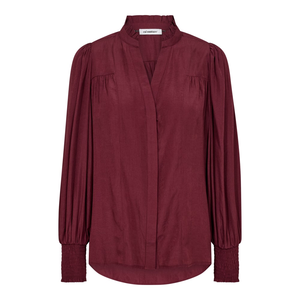 Co'couture W AilaCC Petra V-shirt Burgundy