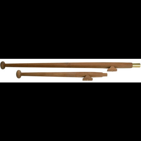 Roca Flagspil i teak 45cm Bøsning 24,6 mm