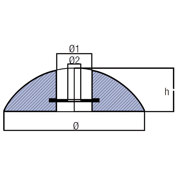 Tecnoseal Rundanode til motorbåde Ø108mm