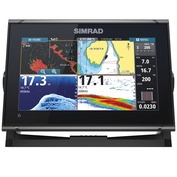 Simrad GO m/HDI hæktransducer, 9"