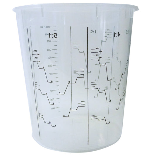 Blandingsbæger Heavy Duty 1.3L, 25stk