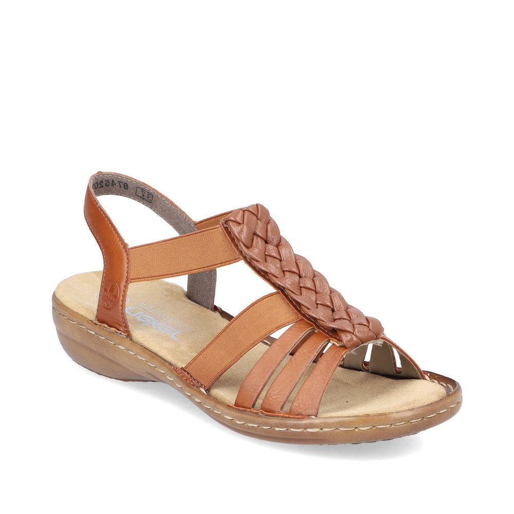 Rieker W Sandal med Flet Brown