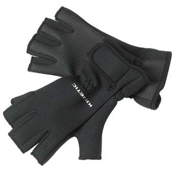 Kinetic neoprene handske ”Half finger” sort