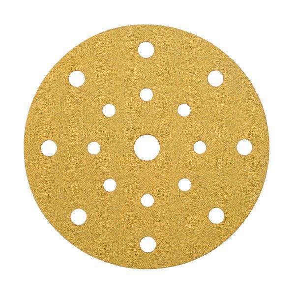 Mirka gold rondel ø125mm P180 17 huller, 10stk