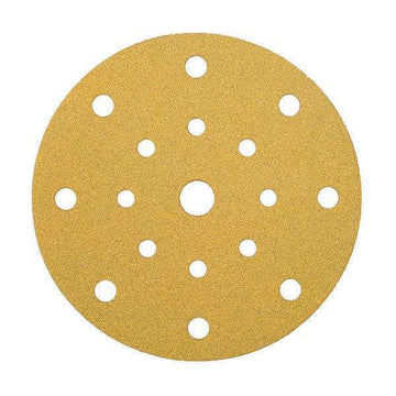 Mirka gold rondel ø125mm P180 17 huller, 10stk