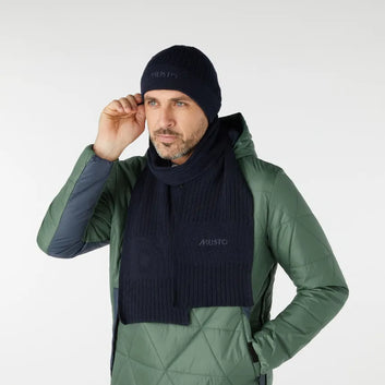 Musto Marina Beanie and Scarf Gift Set Navy