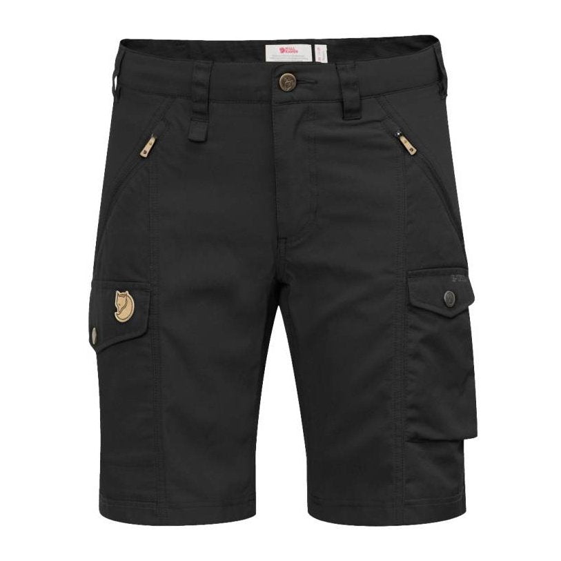 Fjällräven W Nikka Curved Shorts Sort