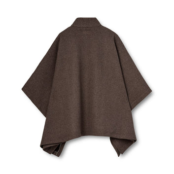 Kopenhaken W Skyfalling Poncho Earth Brown