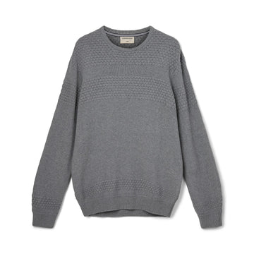 Kopenhaken M Blokhus Thick Mens Knit Grey Melange