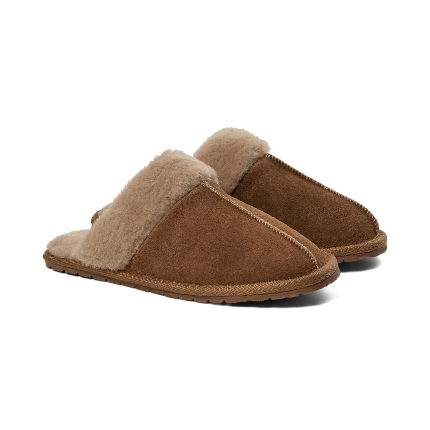 Kopenhaken W Sif Slippers Suede Camel