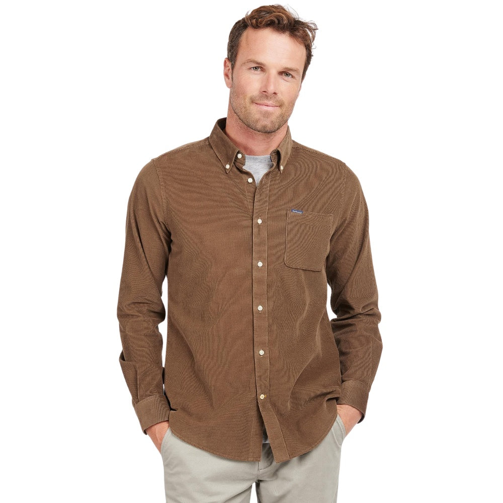 Barbour M Ramsey Tailored Shirt Brown