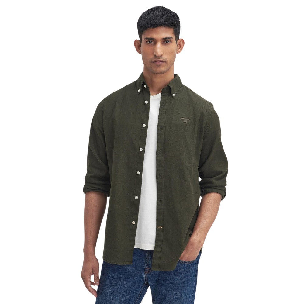 Barbour M Twillbridge Tailored Shirt Forest