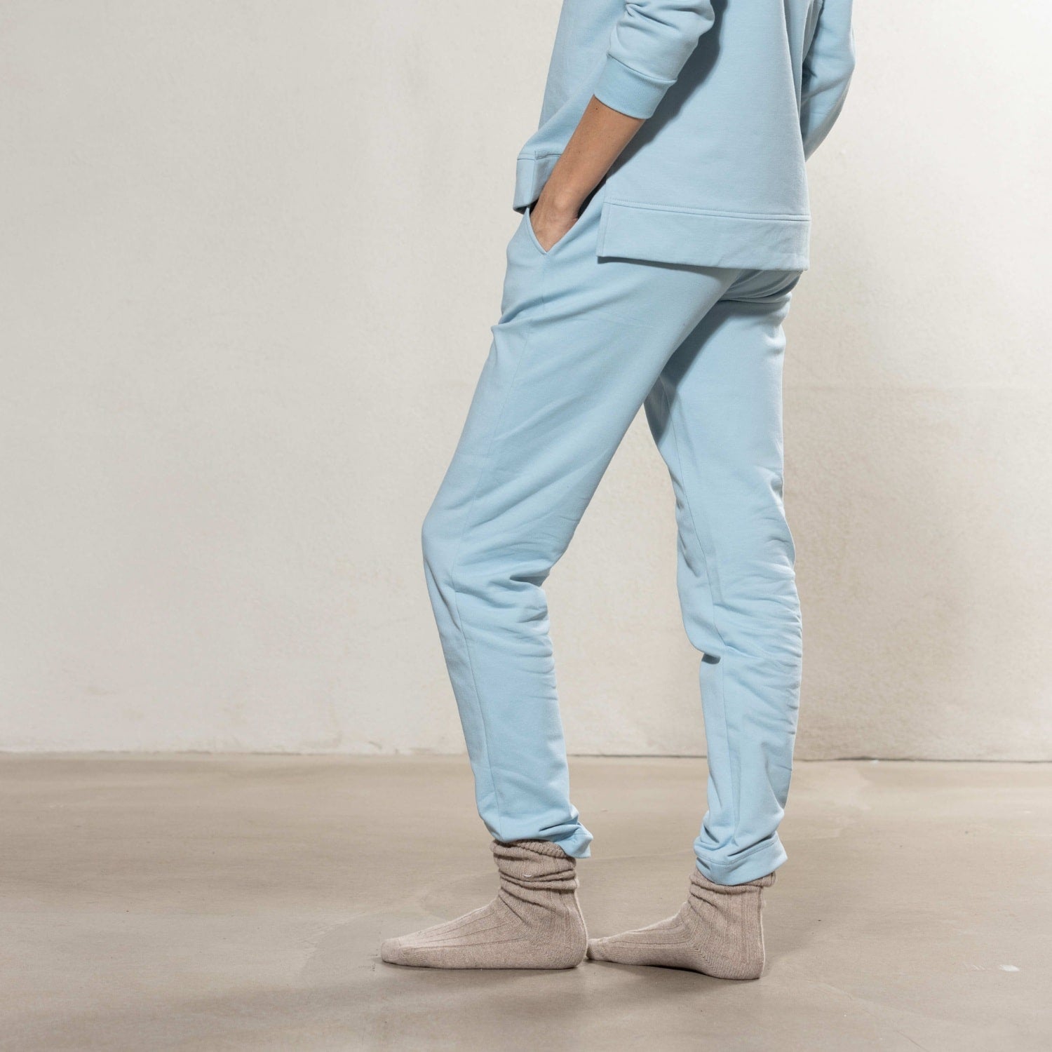 Blue Sportswear W Cecil Icon Pants Ice Blue