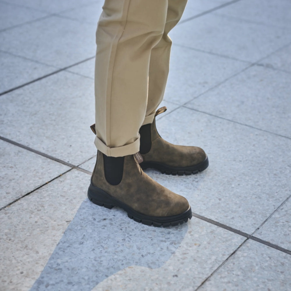 Blundstone U 2239 Chunky Chelsea Støvle Rustic Brown