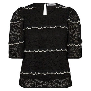 Co'Couture W Lora Lace Blouse Black