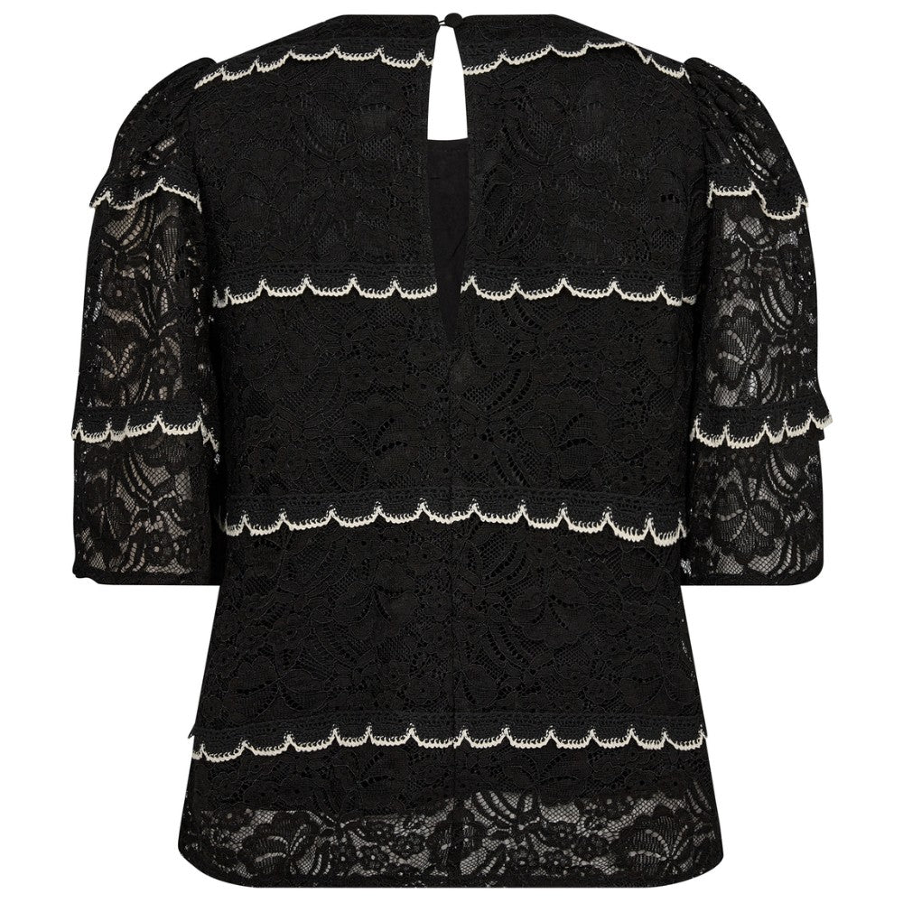 Co'Couture W Lora Lace Blouse Black