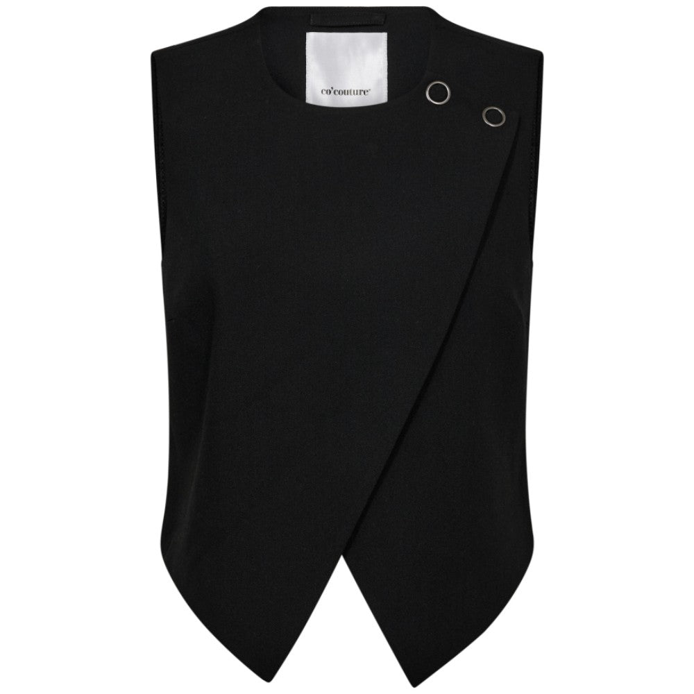 Co´Couture W Vola Wrap Vest Black